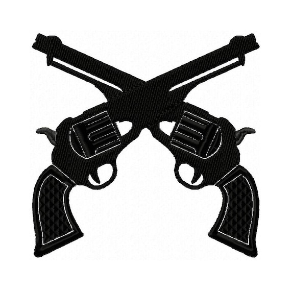 Craft Supplies & Tools Gun Embroidery Design Pistol Embroidery Design