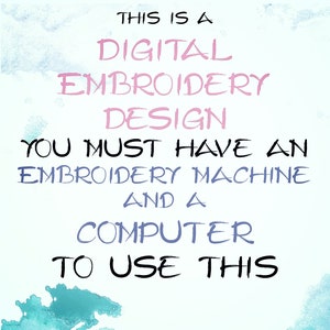 30th Fancy Script Embroidery Design 1104 image 7