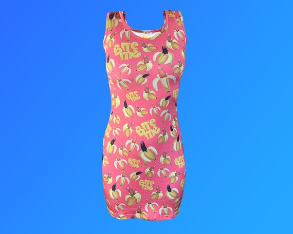 Baby Gay Porn - Banana penis bodycon dress - hand drawn by LGBT artist | plus size | willy  | rude | drag queen | offensive | cock | gay | NSFW | porn | omg