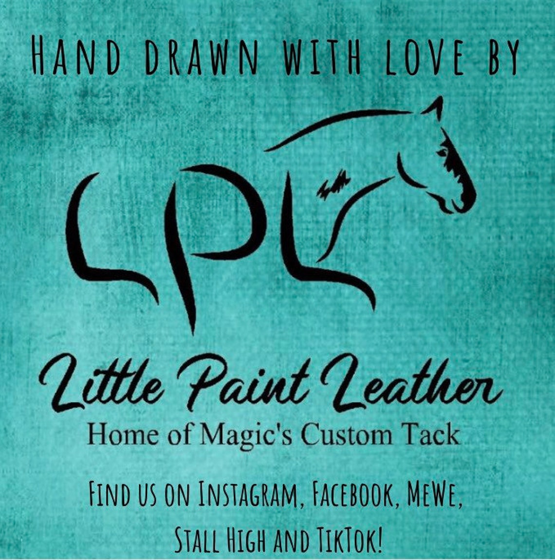 Black Paint Horse Sticker Vinyl Decal Pinto Horse Pony Etsy