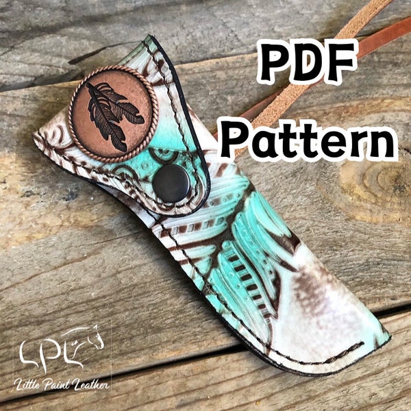 PDF DIGITAL DOWNLOAD Hoof Pick Holder | Leatherworking Pattern | Saddle Accessories | Leather Pattern | Horse Tack Pattern