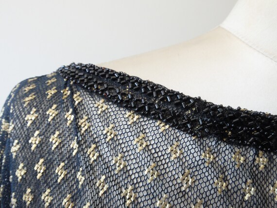 Antique assuit tabard dress, 1920s flapper