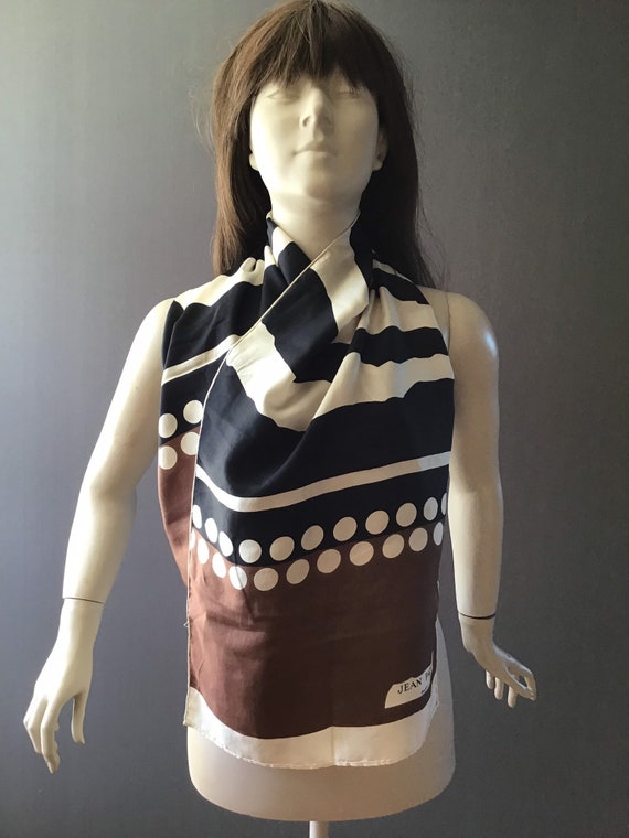 Vintage Jean Patou silk scarf