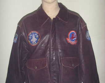 avirex fly leather jacket