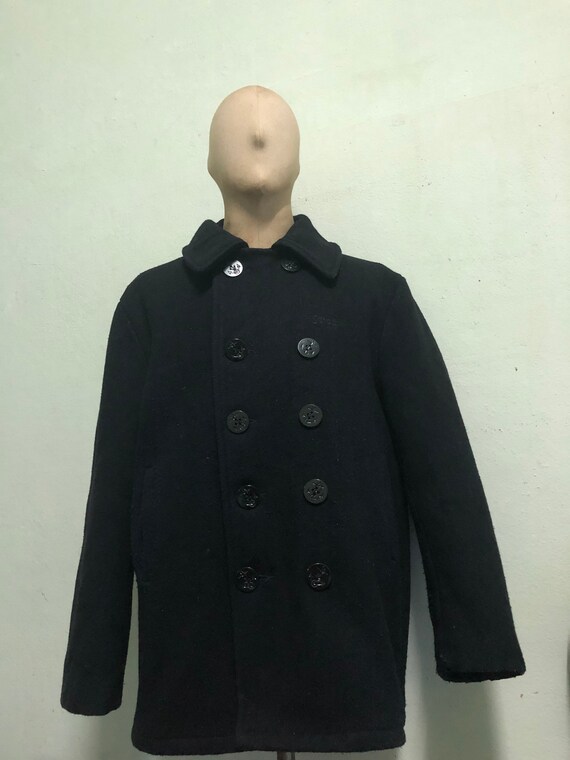 melton wool peacoat
