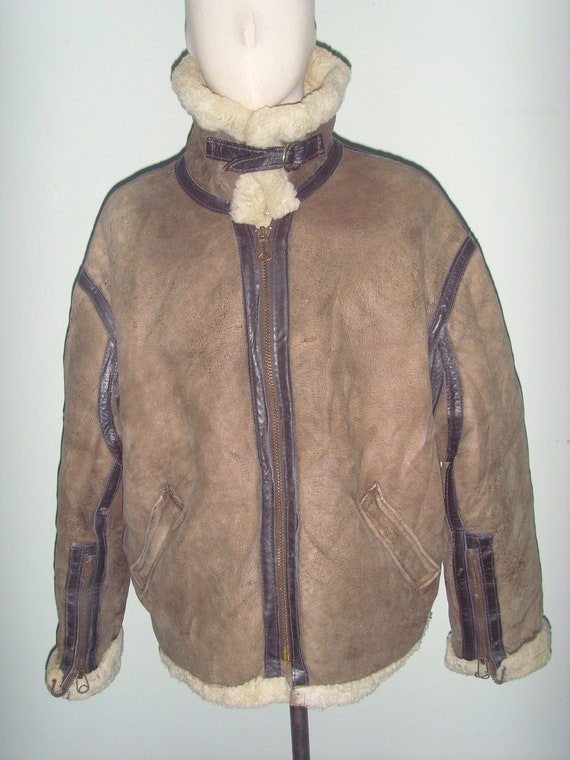 schott shearling flight jacket