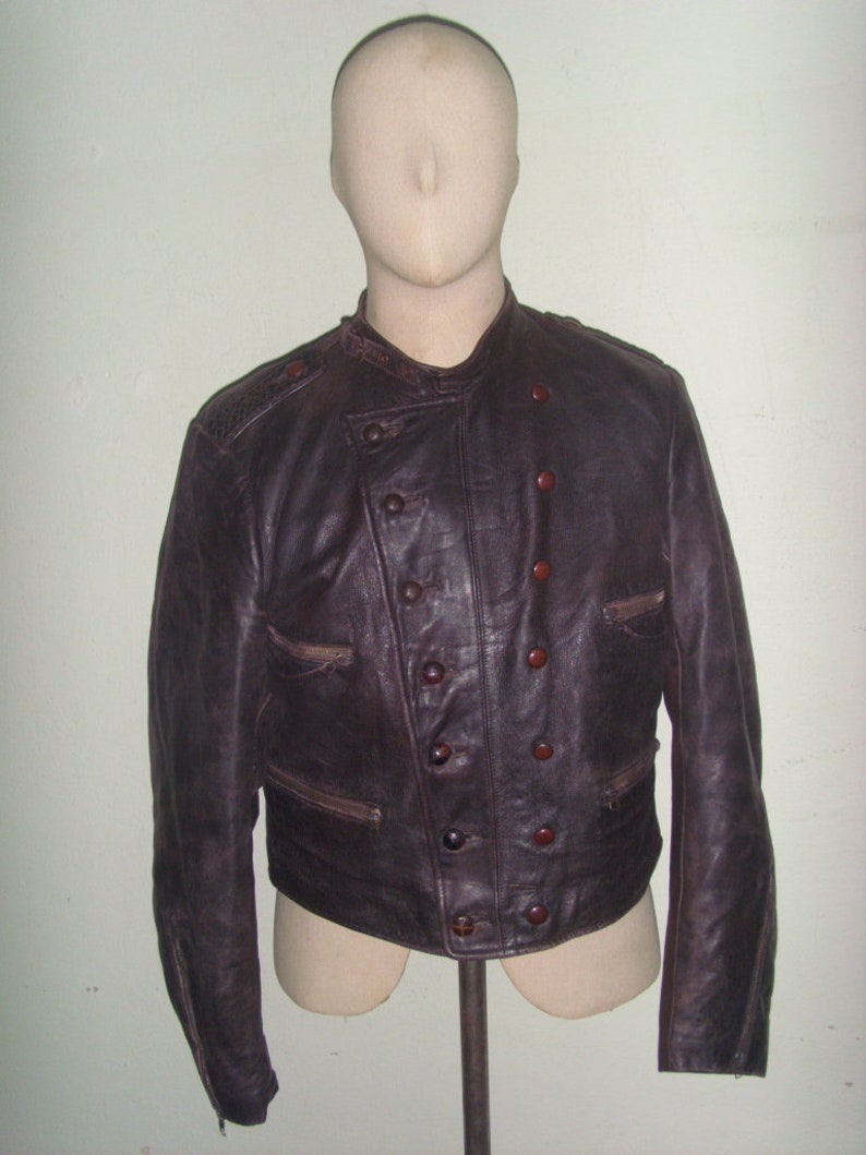 german leather motorcycle jacket
