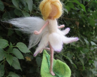 Needle felted fairy, Waldorf inspired fairy