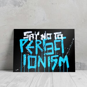 Say No to Perfectionism [postcard]