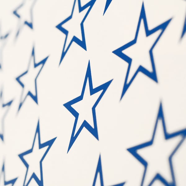 Gold Star Wall Decals Etsy UK