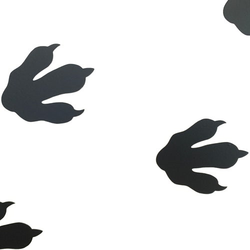 Dinosaur Footprint Wall Art Decals/stickers Various Colours Etsy