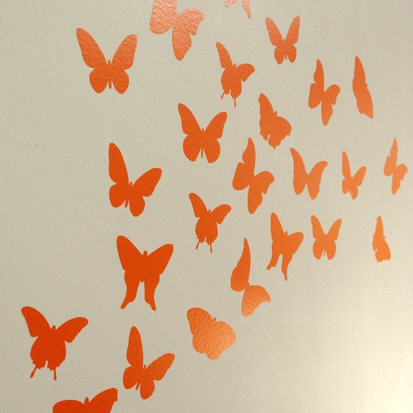 Butterfly Vinyl Wall Art Decals/Stickers - Various Colours & Sizes