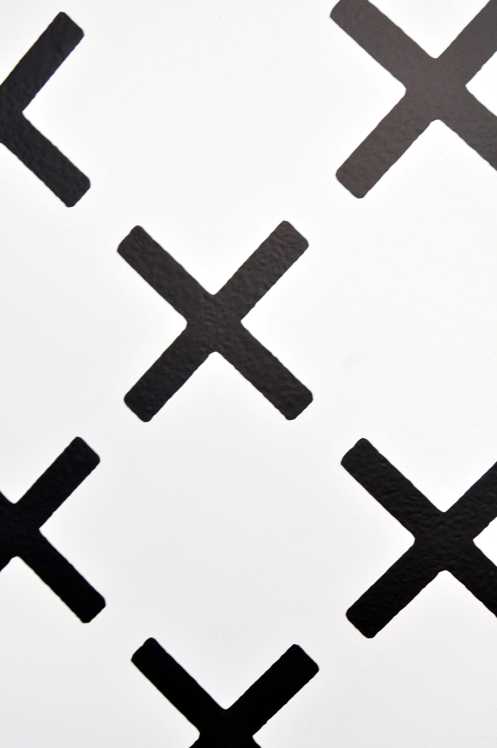 X / Distressed Cross Wall Art Decals/stickers - Various Colours & Sizes ...