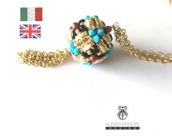 Schema "Roma" beaded bead