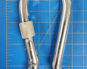 Locking Carabiner - Large  -Stainless Steel