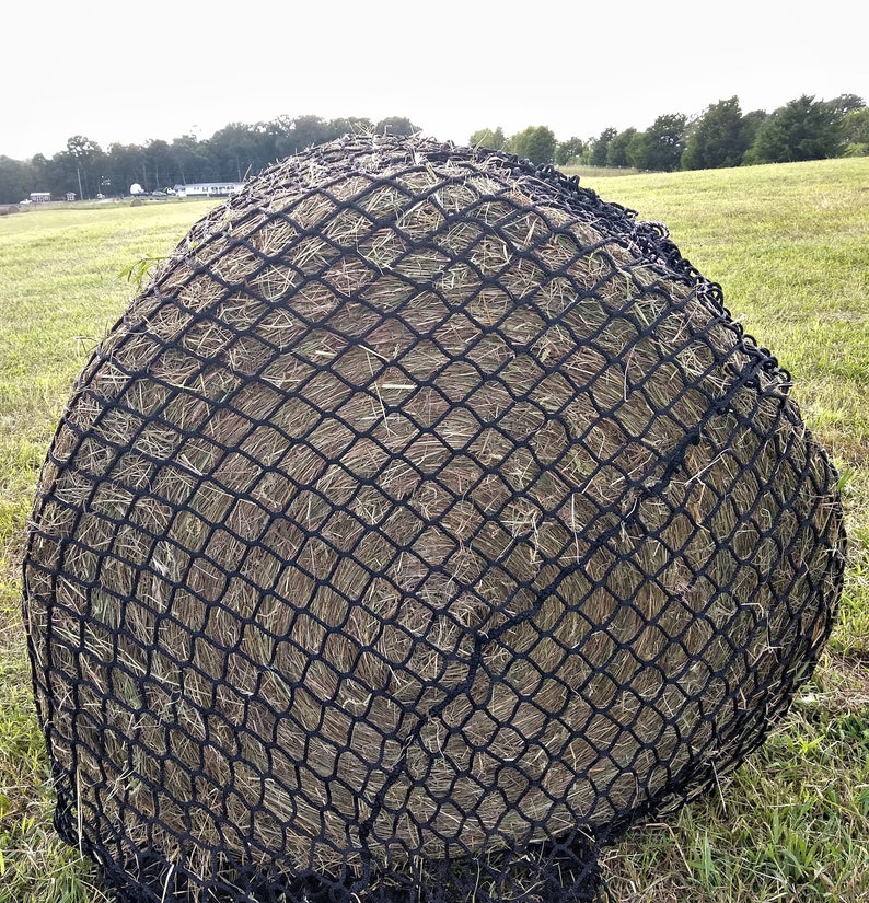 Woven Slow Feed Hay Nets for Round Bales for Slow Feeding Etsy
