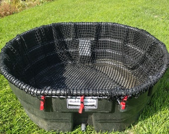 Slow Feed Hay Net for your  300 gallon poly stock tank , Saves your hay