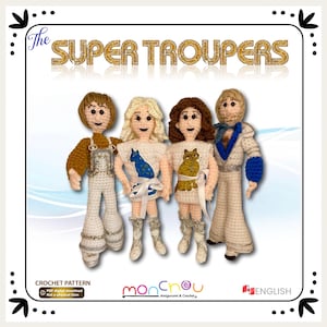 The Super Troupers Crochet Dolls Pattern