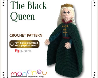 The Black Queen Crochet Doll Pattern