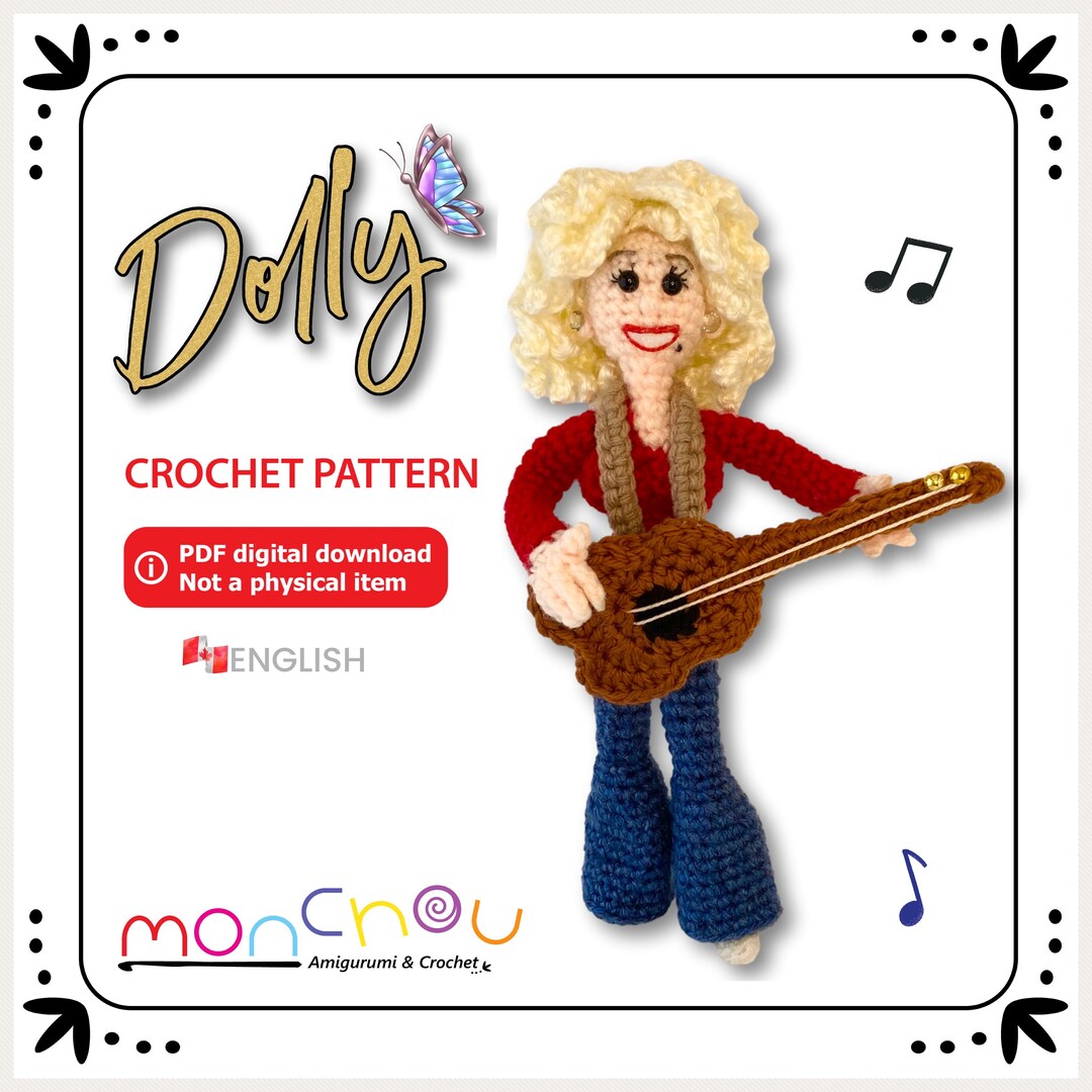Dolly Crochet Doll Pattern - Etsy