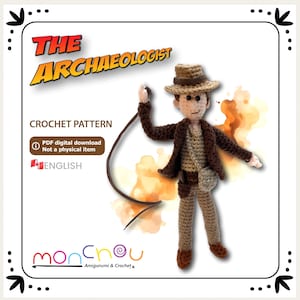 Modèle de poupée au crochet de l&#39;archéologue