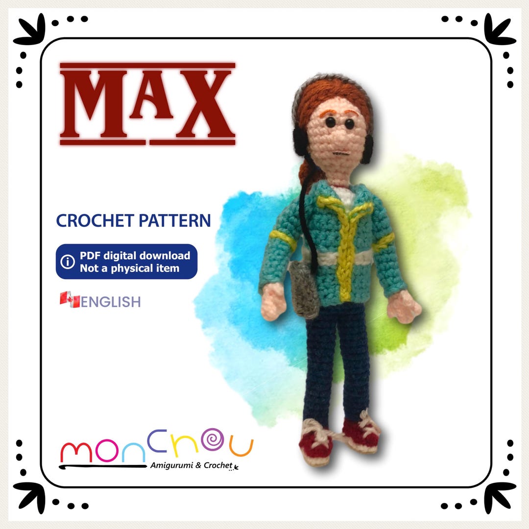Maxident Crochet Pattern Max Crochet Doll Pattern - Etsy