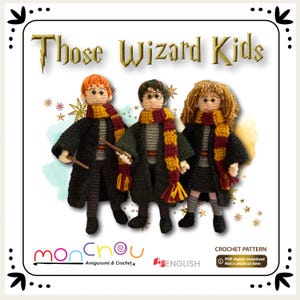 Those Wizard Kids Crochet Dolls Bundle