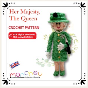 Her Majesty The Queen Crochet Doll Pattern
