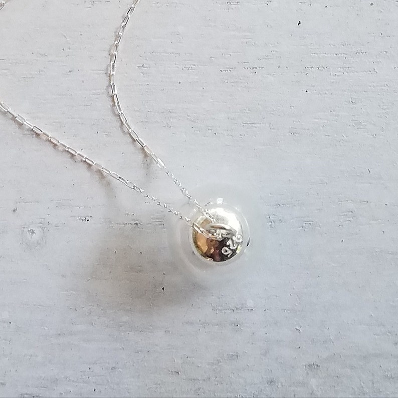 Mustard Seed Necklace by Boomdyada Sterling Silver Faith Etsy