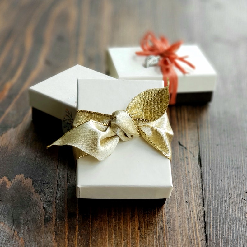 Mustard seed charm bangle bracelet by Boomdyada in stainless Etsy