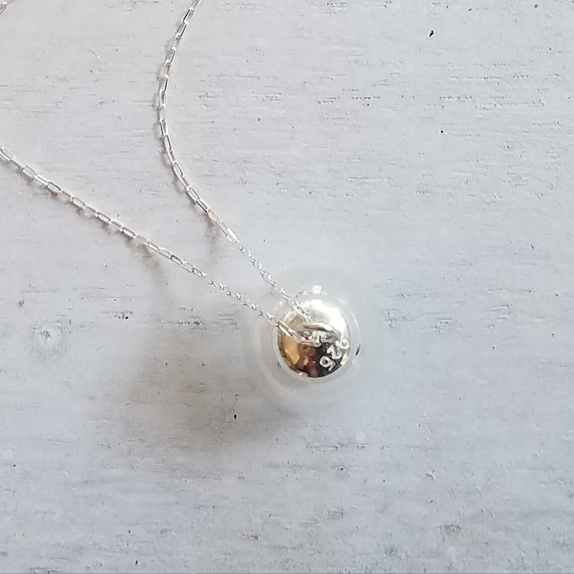 Uloveido Look Up To The Sky Mustard Seed Necklace & Keyring Set For Men (White)
