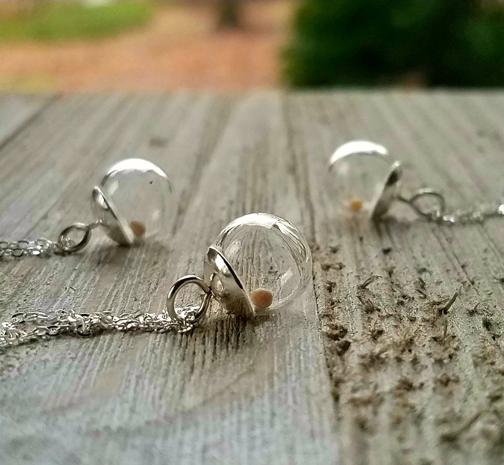 Mustard seed necklaces BULK set of 10 Sterling Silver Etsy