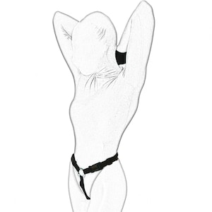 Harnais auto-servant avec sangle d&#39;entrejambe (mature)