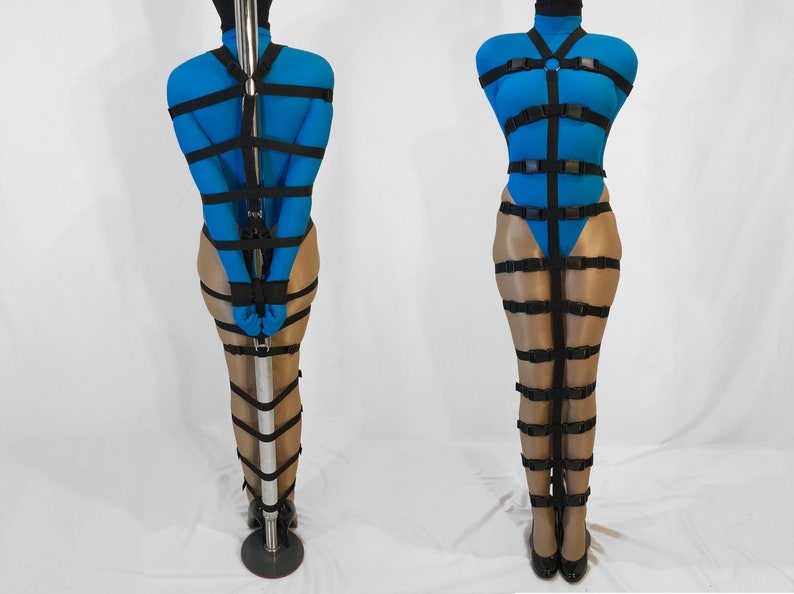 Self Bondage Pole Tie System (Poly Webbing) Mature.