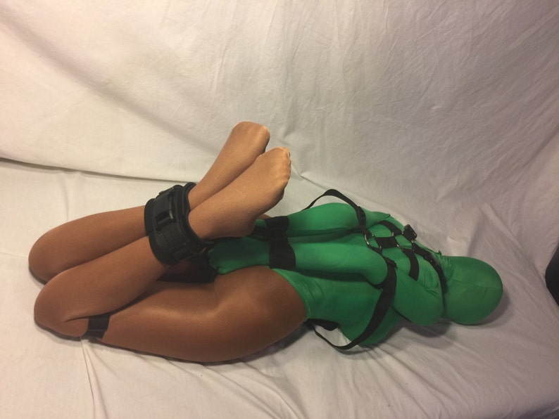 Self bondage hogtie