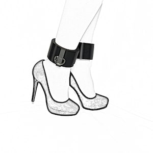 Locking Self Bondage Ankle Cuffs (Mature)