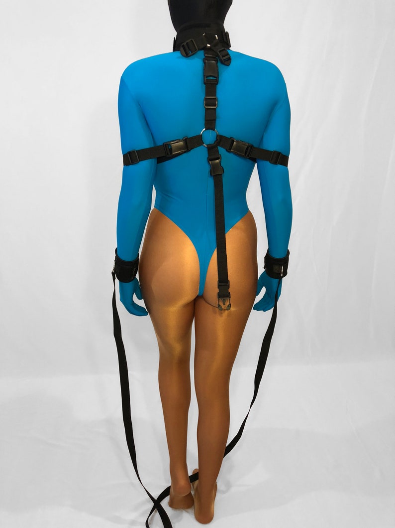 Neck to Wrist Restraint System With Boxtie nylon bing Etsy