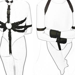 Self Bondage Straitjacket (Nylon Webbing, Mature)
