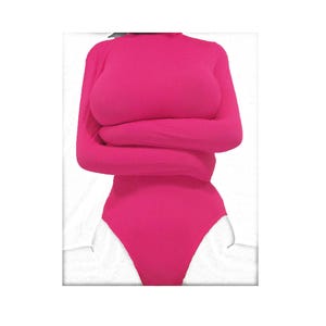 Self Bondage Zwangsjacke Trikot (Nylon/Spandex, ausgereift)