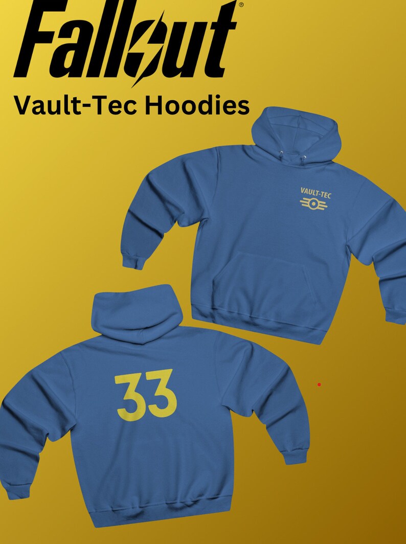 Fallout Vault-Tec Vault 33 Hooded Sweatshirt image 1
