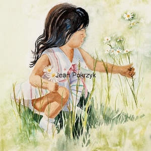 Biglietti per appunti per ragazza, Cartolina per ragazza, Cancelleria per ragazza acquerello, Biglietti per appunti per ragazza, Ragazza acquerello originale, Arte murale ragazza acquerello originale