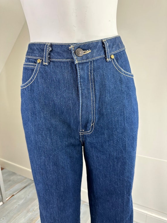 Vintage 80s SASSON High Waist Straight Leg JEANS … - image 6