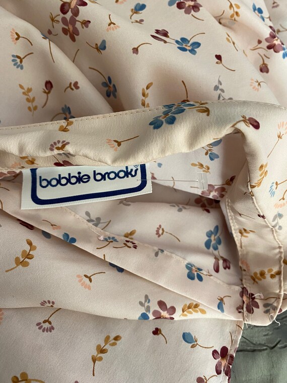 Vtg 80s Bobbie Brooks Delicate Feminine Pink Flor… - image 7