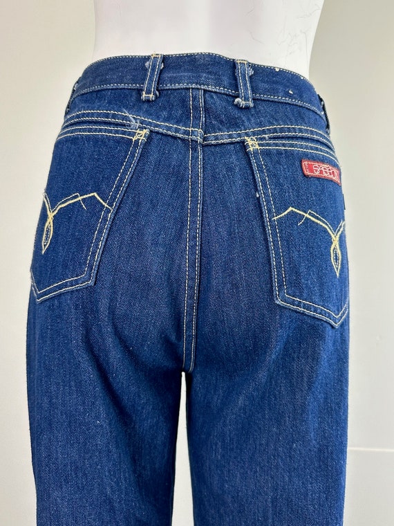 Vintage 80s SASSON High Waist Straight Leg JEANS … - image 8