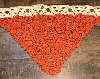 Lost Souls Skull Triangular Shawl