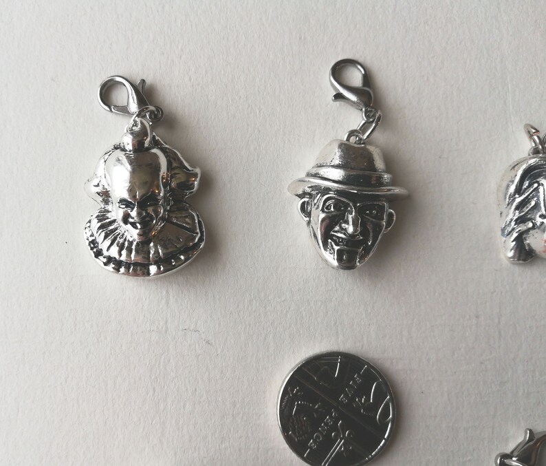 Large Horror Charms Pennywise Freddy Kruger Chucky Etsy UK