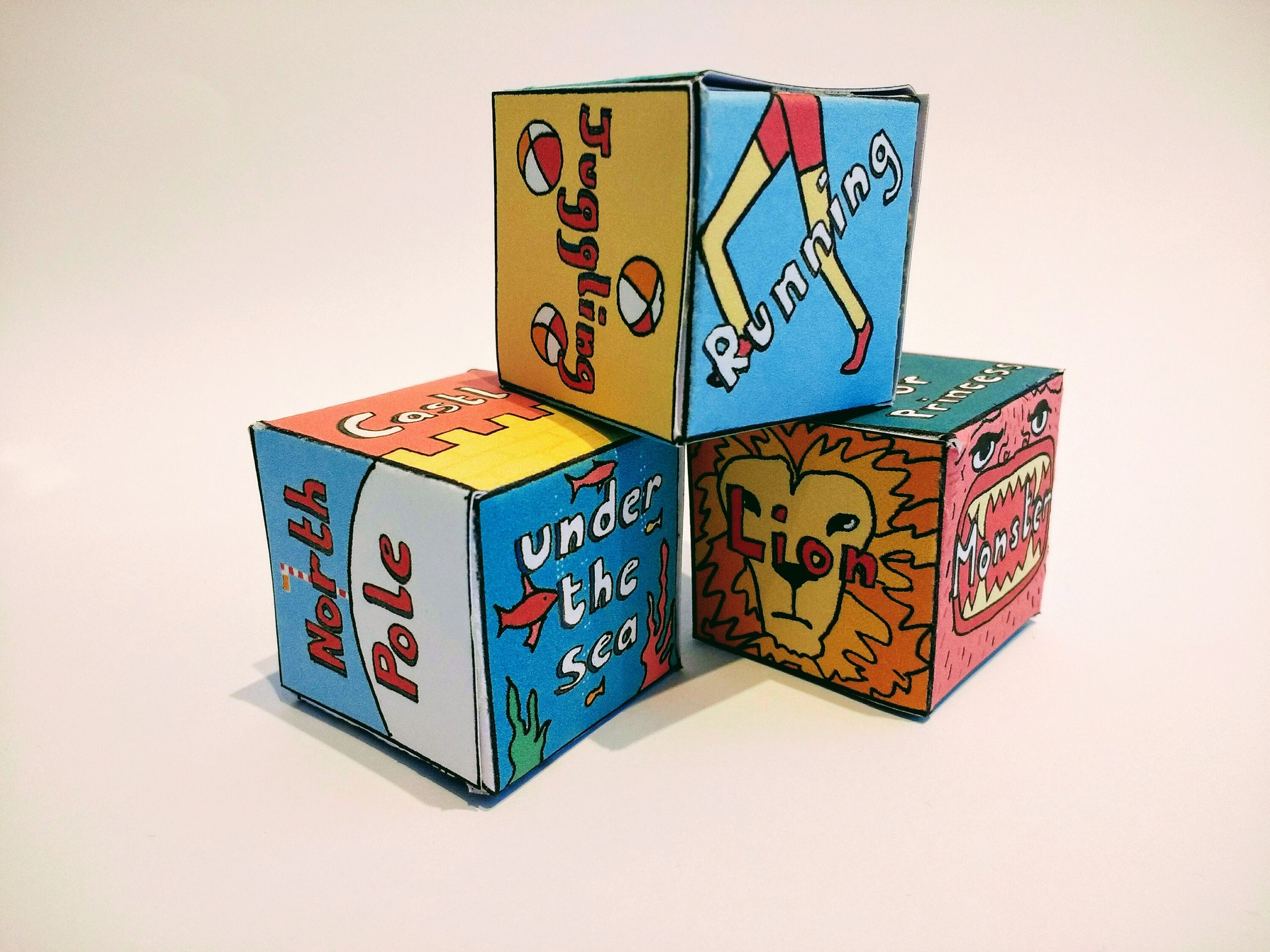 Digital Download Story Dice Game to Make and Play PDF - Etsy