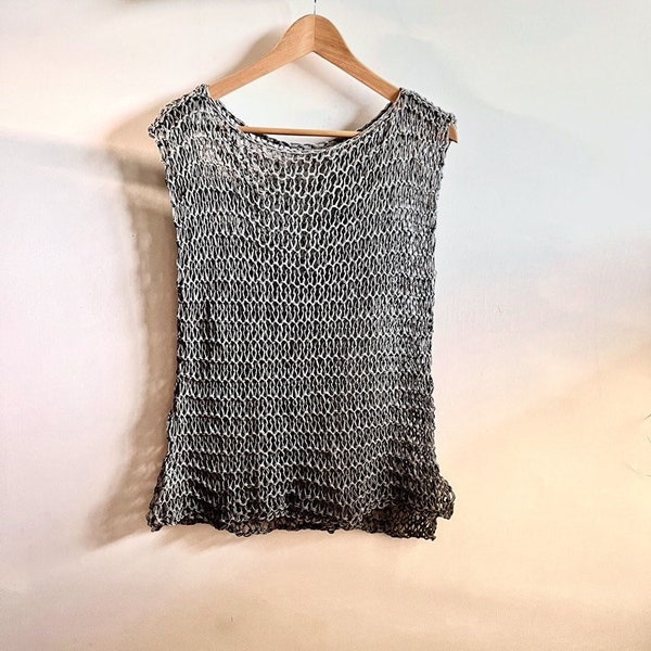 Hand Knit Tank Top - Etsy