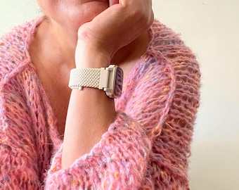 Handmade Mohair Candy Color Sweater: Chunky Knit Pullover