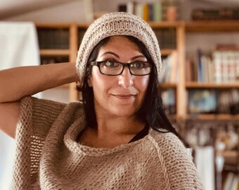 Luxury Beanie - alpaca hats by Piera Romeo NO ACRYLIC - Fall Winter 2026 Beanie - Winter Hats by Piera Romeo - made to order - zero waste